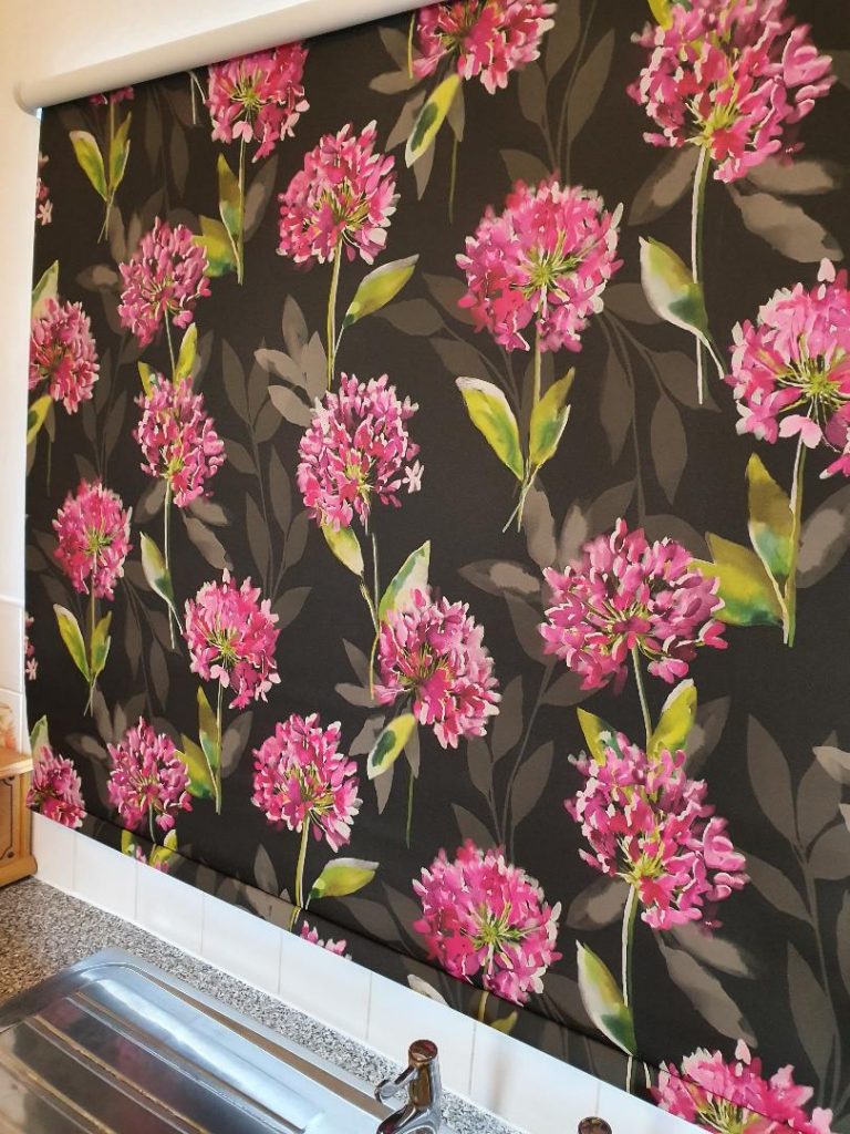 Floral Kitchen Blind