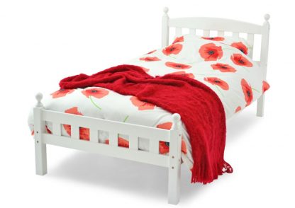 Florence Wooden Bed White