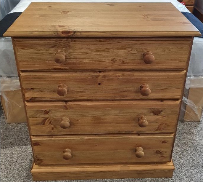 4 Drawer Jumbo Chest of Drawers