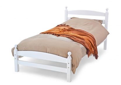 Moderna Wooden Bed White