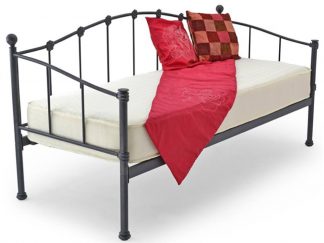 PAR Metal Guest Bed in Black