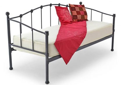 PAR Metal Guest Bed in Black