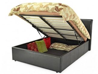 Texas Faux Leather Ottoman Storage Bed