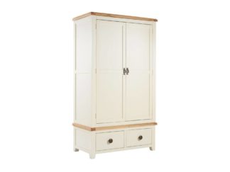 Maine 2 Door Oak Wardrobe