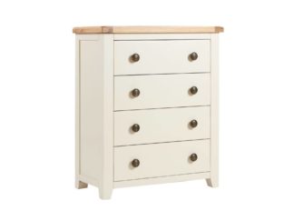 Maine 4 Drawer Oak Tall Chest