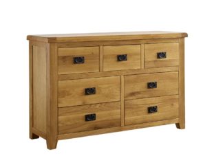 Minnesota 7 Drawer Oak Cabinet