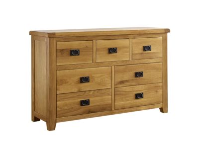 Minnesota 7 Drawer Oak Cabinet