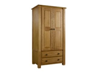 Vermont 2 Door Oak Wardrobe